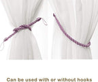 BEL AVENIR Curtain Rope Tiebacks, Drapery Rope Holdbacks - Image 5
