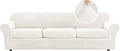 H.VERSAILTEX Modern Velvet Plush 4 Piece High Stretch Sofa Slipcover Furniture by HVERSAILTEX