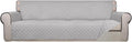 PureFit Reversible Quilted Sofa Cover, Water Resistant Slipcover Furniture by PureFit