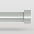 VOIIY Silver Curtain Rods for Windows 66 to 120 Inch, Size:36-120 Inch by VOIIYCurtainRods