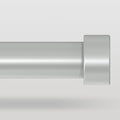 VOIIY Silver Curtain Rods for Windows 72 to 144 Inch, Size:36-144 Inch by VOIIYCurtainRods