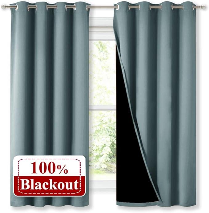 NICETOWN 100% Blackout Curtains by NICETOWN