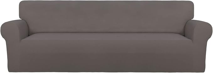 PureFit Super Stretch 4 Seater Sofa Slipcover – Spandex Non Slip Soft Couch by PureFit