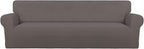 PureFit Super Stretch 4 Seater Sofa Slipcover – Spandex Non Slip Soft Couch by PureFit