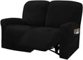 ULTICOR Reclining Love Seat Slipcover, 6-Piece Velvet Stretch Loveseat by ULTICOR