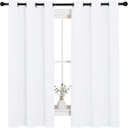 NICETOWN White Window Curtain Panels - Image 2