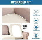 H.VERSAILTEX High Stretch Individual Seat Cushion Covers Sofa Slipcovers Couch - Image 6