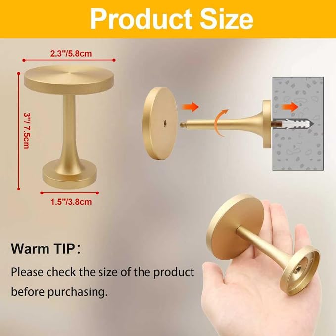 Curtain Tiebacks 2 Pack Curtain Holdbacks Zinc Alloy Curtain Tiebacks Wall - Image 2