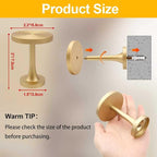 Curtain Tiebacks 2 Pack Curtain Holdbacks Zinc Alloy Curtain Tiebacks Wall - Image 2