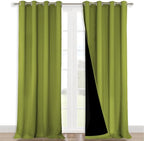 NICETOWN 100% Blackout Blinds, Fresh Green, Laundry Room Decor Window Treatment by NICETOWN