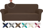 ZNSAYOTX Super Stretch Sofa Cover, New Striped Sofa Covers Fitted Slipcovers by ZNSAYOTX