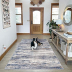 KOZYFLY Area Rug 6x9 Modern Ombre Thin Rugs - Image 3