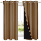 NICETOWN 100% Blackout Curtains 45 inches Long, 1 Pair, 42 inches Width Each by NICETOWN