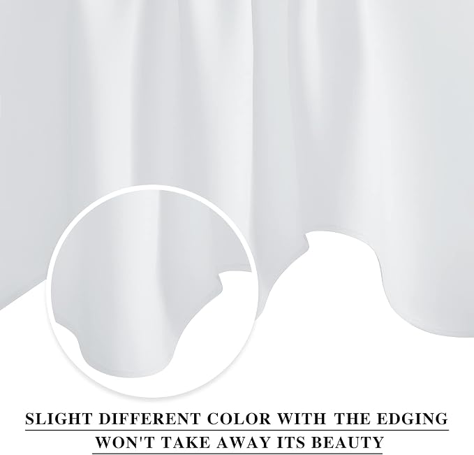 NICETOWN Window Valance for Bedroom, Energy Saving Home Fashion Rod Pocket - Image 4