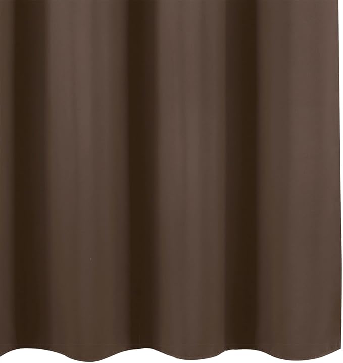LEMOMO Blackout Curtains 52 x 120 Inch Long Chocolate Curtains Set of 2 Panels - Image 8