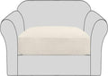 H.VERSAILTEX High Stretch Individual Seat Cushion Covers Sofa Slipcovers Couch by HVERSAILTEX
