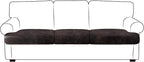 Leather Look Couch Cushion Covers Sofa Seat Slipcovers Sets Couches Furniture by ANARACHON
