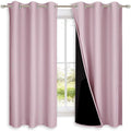 NICETOWN 100% Blackout Short Curtains by NICETOWN