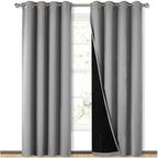 NICETOWN Full Shade Curtain Panels, Pair of Energy Smart & Noise Blocking Out by NICETOWN