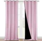 NICETOWN 100% Blackout Window Curtain Panels, Heat and Cold Blocking Drapes by NICETOWN