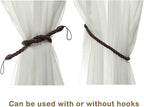 BEL AVENIR Curtain Rope Tiebacks, Drapery Rope Holdbacks - Image 5