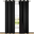 NICETOWN Room Warming Blackout Curtains 80 inches Long, Full Light Blocking by NICETOWN