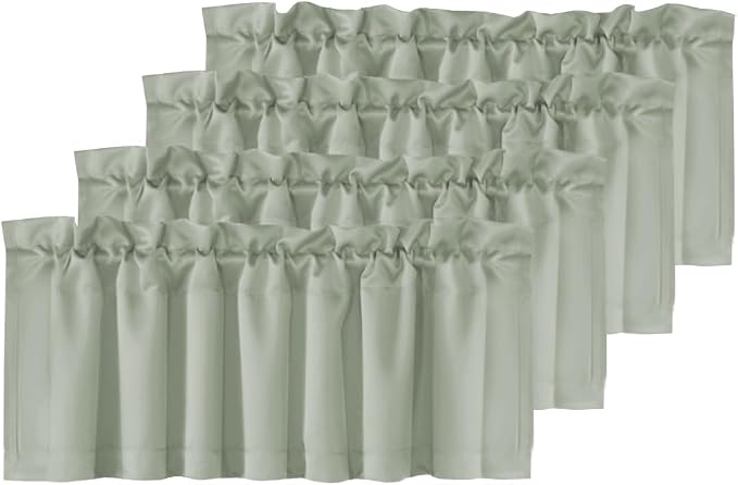 H.VERSAILTEX 4 Panels Blackout Valances by HVERSAILTEX