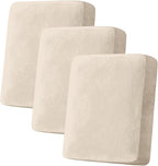 Couch Cover Stretch Velvet Sofa Cushion Cover 3-Piece by Taque