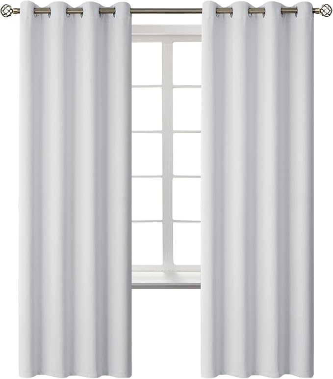 BGment Room Darkening Curtains 72 Inches Long by BGment