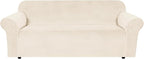 H.VERSAILTEX Stretch Velvet Sofa Covers by HVERSAILTEX