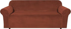 H.VERSAILTEX Stretch Velvet Sofa Covers Large Couch Covers Sofa Slipcovers by HVERSAILTEX