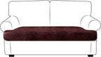 Leather Look Couch Cushion Covers Sofa Seat Slipcovers Sets Couches Furniture by ANARACHON