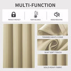 Joydeco Blackout Curtains for Bedroom 90 inch Long 2 Panels, Thermal Insulated - Image 4