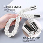 NICEEC 4 Pack Strong Magnetic Curtain Tiebacks Modern Simple Style Drape Tie - Image 3