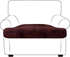 Leather Look Couch Cushion Covers Sofa Seat Slipcovers Sets Couches Furniture by ANARACHON