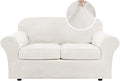 H.VERSAILTEX Real Velvet Plush 3 Piece Stretch Sofa Covers Couch Covers by HVERSAILTEX