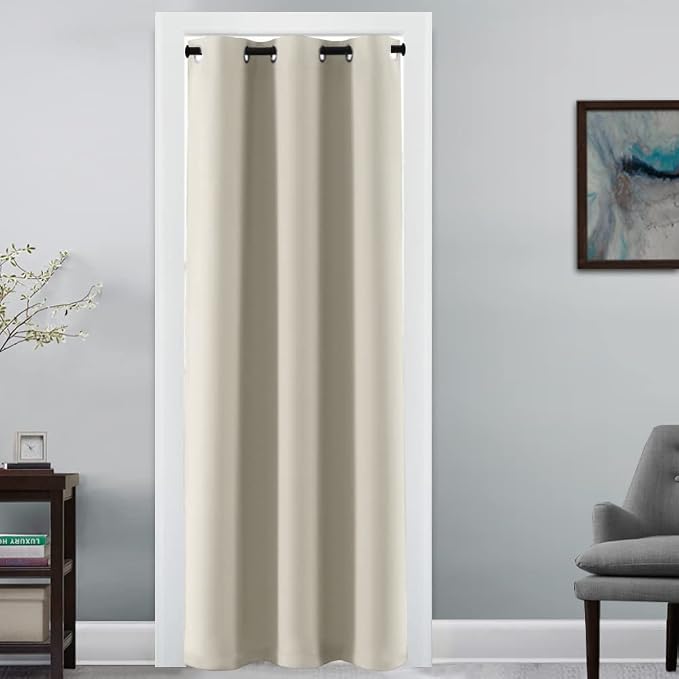H.VERSAILTEX Doorway Curtain Blackout Closet Door Curtain Room Divider Window by HVERSAILTEX