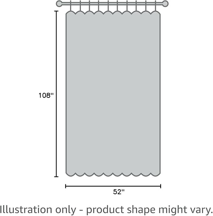 RYB HOME 108 inch Terracotta Fall Curtains Linen Woven - Image 8