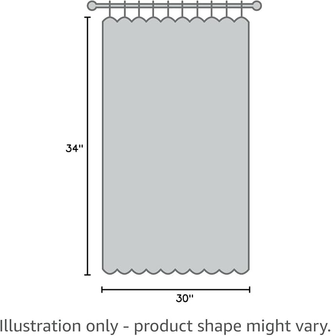 NICETOWN 30 Inch Length Curtain Valances, 2 Panels Blackout Thermal Insulating - Image 8