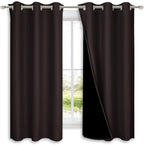 NICETOWN 100% Blackout Curtains 45 inches Long, 1 Pair, 42 inches Width Each by NICETOWN