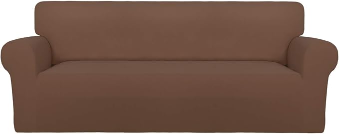 PureFit Super Stretch Oversized Sofa Slipcover – Spandex Non Slip Soft Couch by PureFit