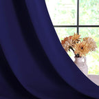 NICETOWN Blackout Curtains for Bedroom, Royal Blue, 42 W by 80 L, Thermal - Image 4
