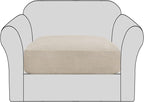 H.VERSAILTEX Stretch Couch Cushion Covers Individual Seat Sofa Chair Slipcovers by HVERSAILTEX