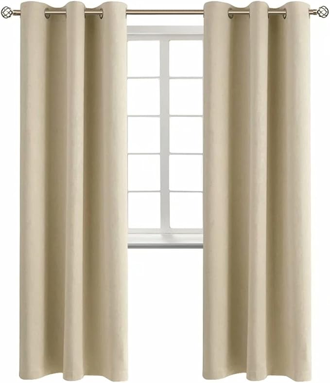 BGment Room Darkening Curtains 84 Inches Long by BGment