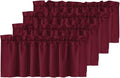 H.VERSAILTEX Blackout Valances for Windows, Kitchen Valance Curtains for Living by HVERSAILTEX