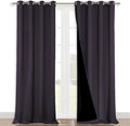 NICETOWN Full Shading Curtains 90" Long 2 Panels Set by NICETOWN