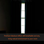 H.VERSAILTEX Blackout Patio Curtains 100 x 108 Inches Solid Thermal Insulated - Image 5