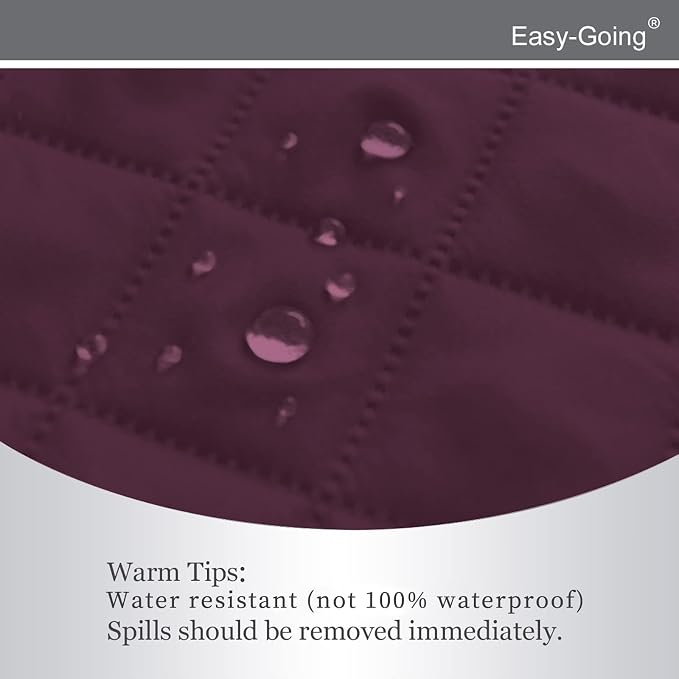 Easy-Going Recliner Chair Slipcover Reversible Sofa Cover Water Resistant Couch - Image 4