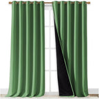 NICETOWN 100% Blackout Blinds, 70 inches x 108 inches, Forest Green, Laundry - Image 2