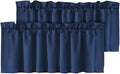 H.VERSAILTEX Blackout Valances for Windows by HVERSAILTEX